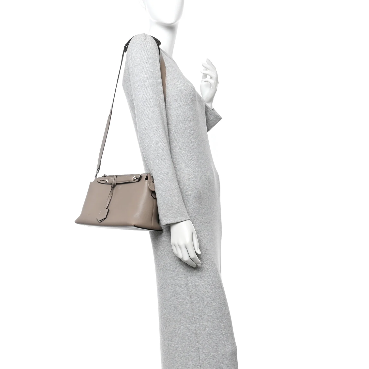 Vitello Dolce Medium By The Way Boston Bag Tortora