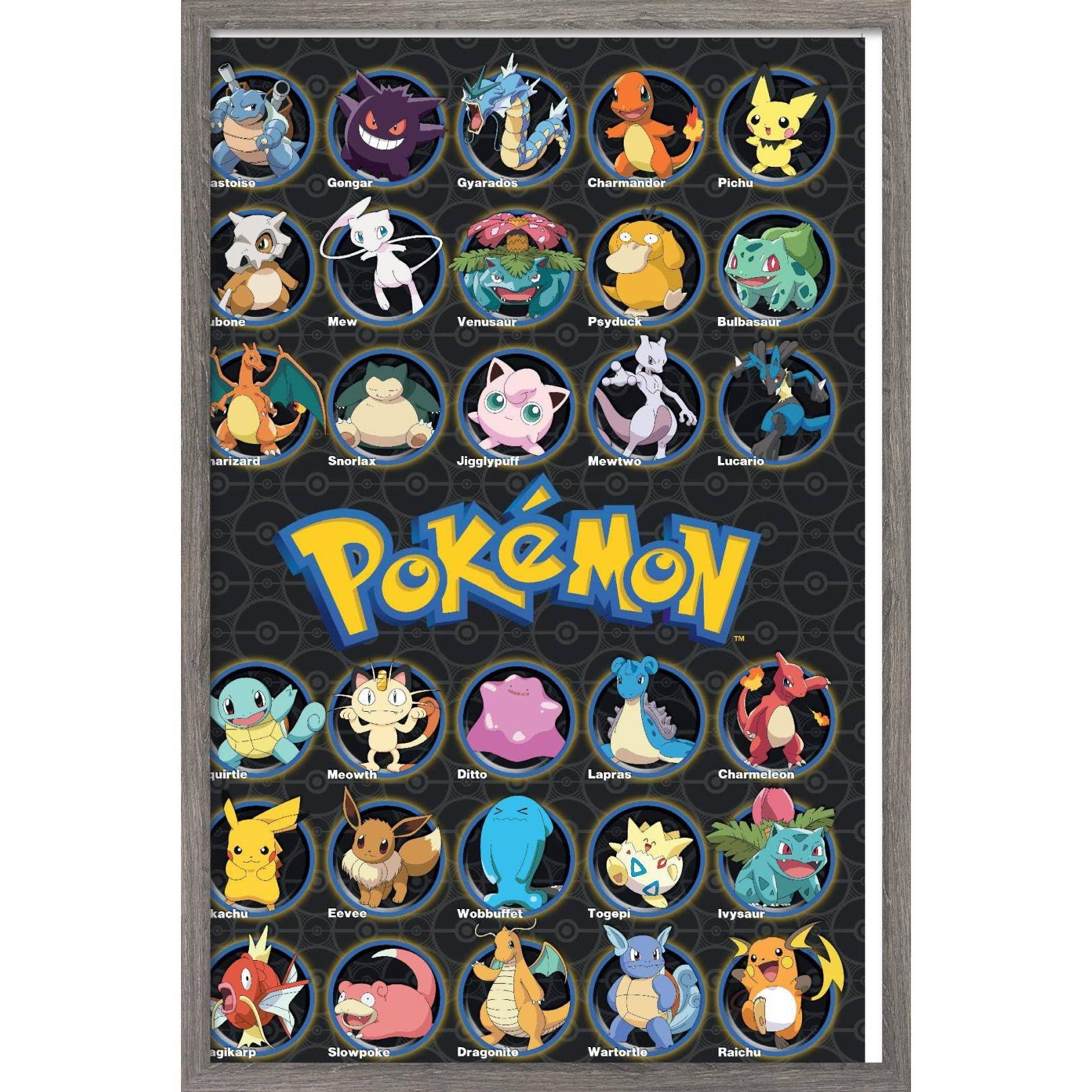 Pokmon - All Time Favorites Poster, Size: 14.725 inch x 22.375 inch