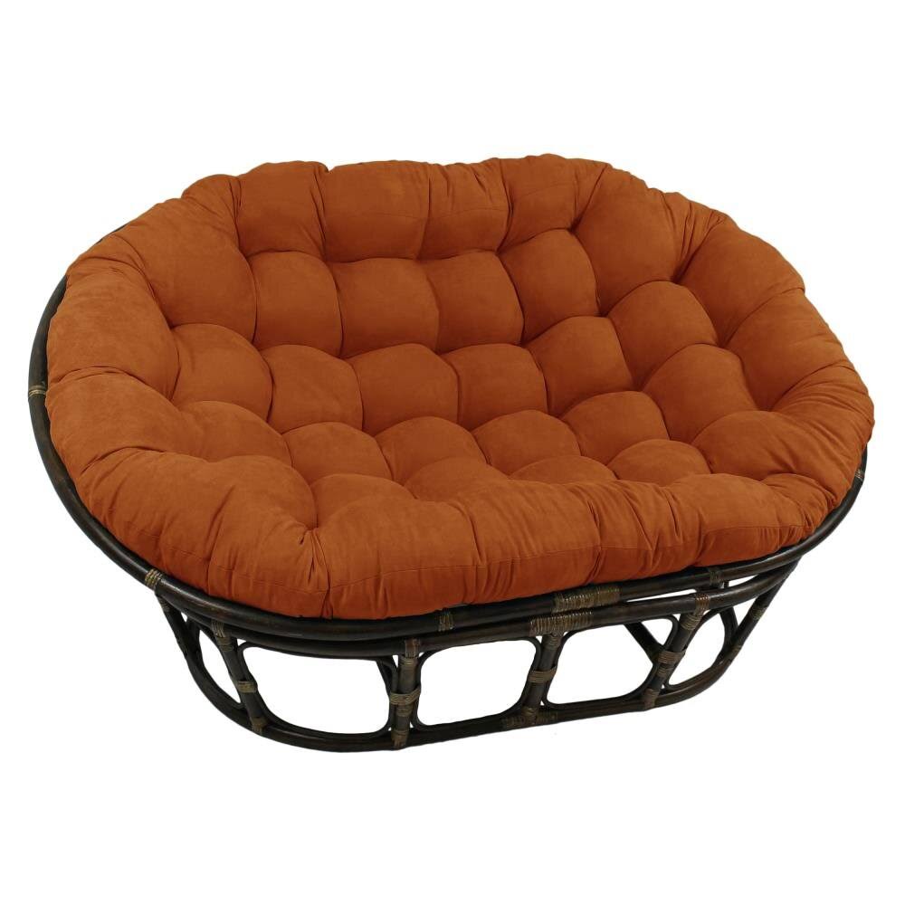 Bay Isle Home Papasan Premium Lounge Chair CUSHION; Spice