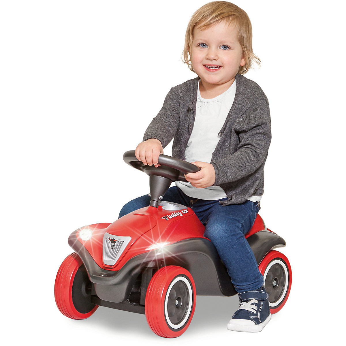 BIG Bobby Car NEXT, rouge/noir noir/rouge