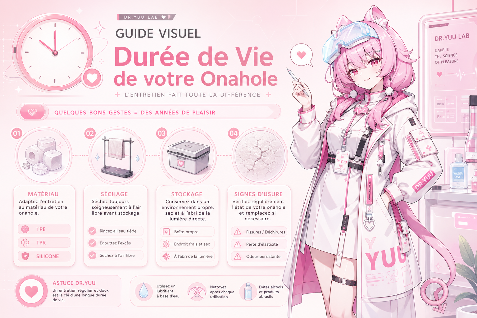Combien de temps dure un onahole ? Les signes à surveiller