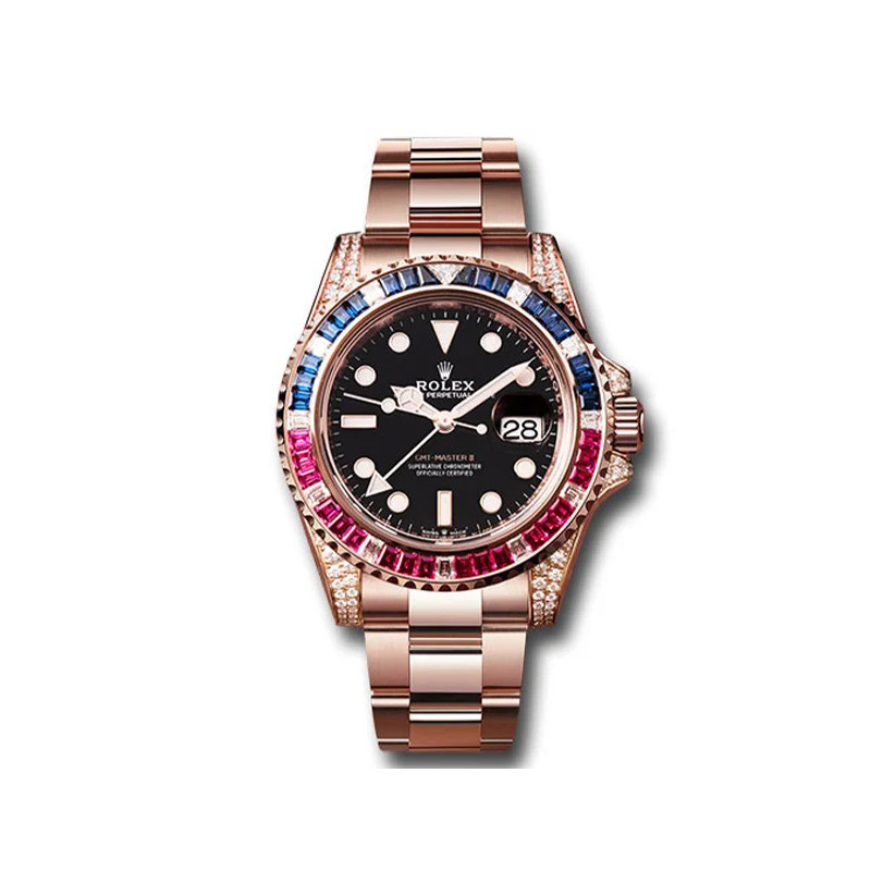 [Super Clone]RGMT Master II 126755SARU 40mm 18kt Steel Automatic Diamond Black Dial
