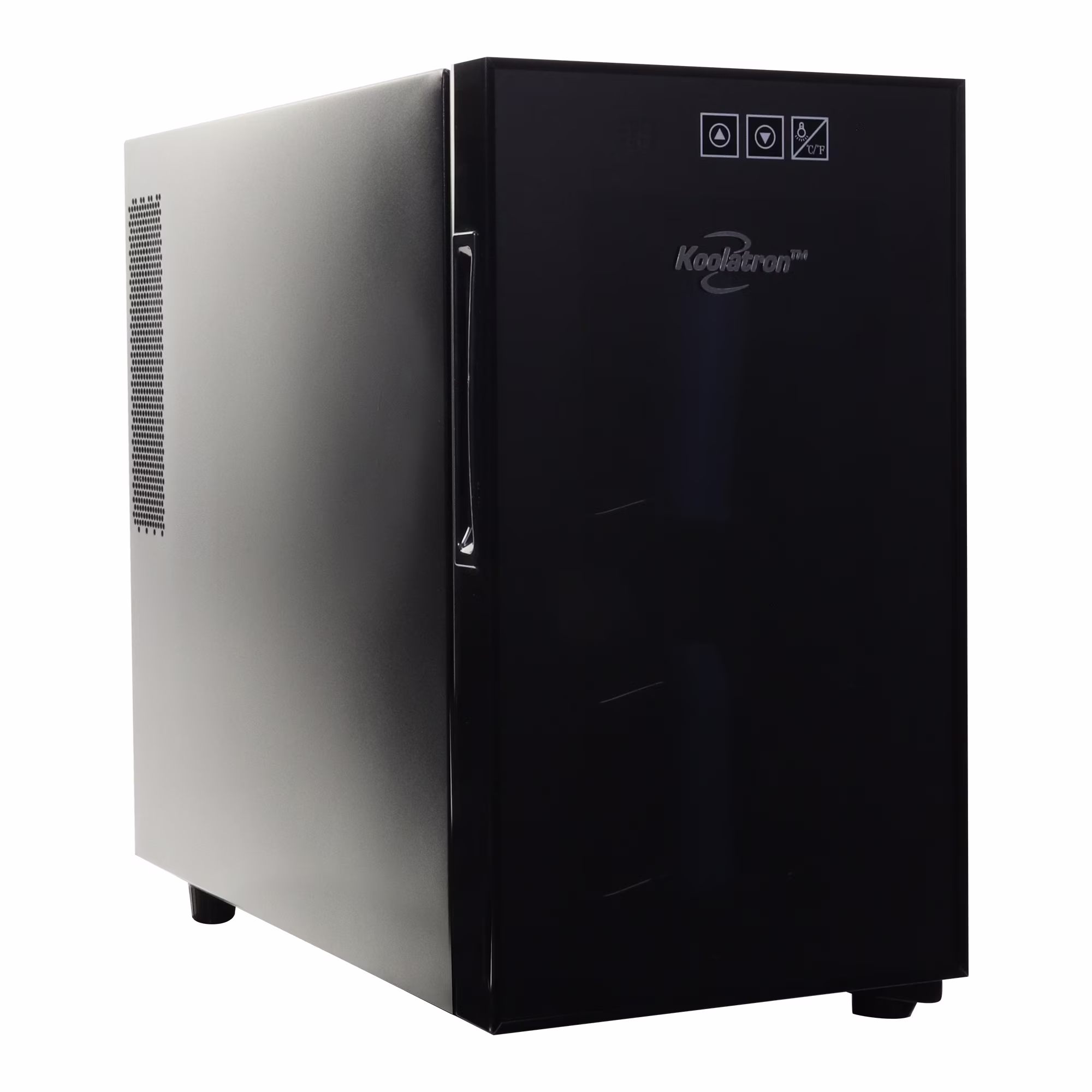 8 Bottle Wine Cooler Thermoelectric Freestanding Wine Fridge(8 Bottles/Black)