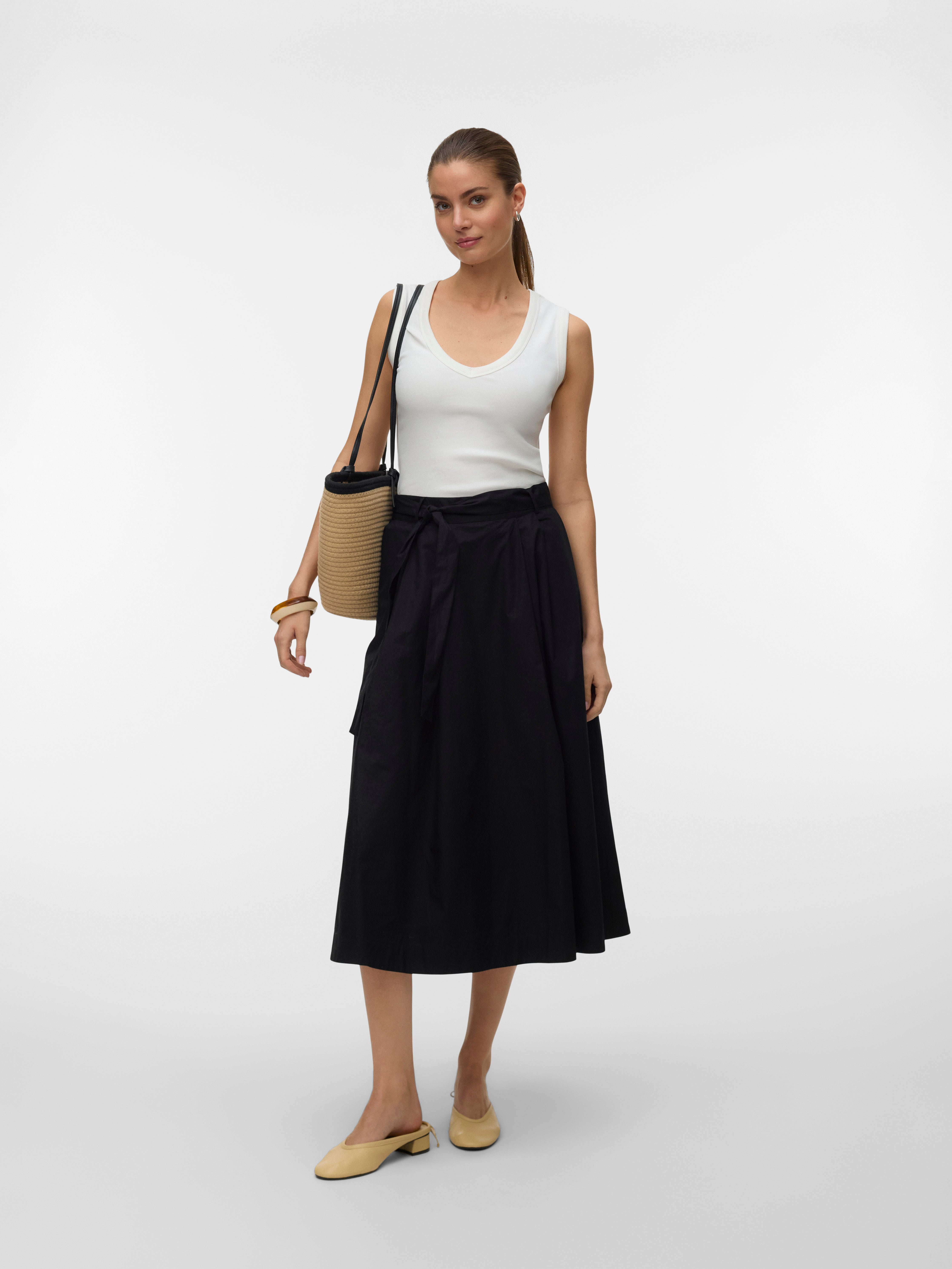 VERO MODA® AWLIVA High waist Midi skirt