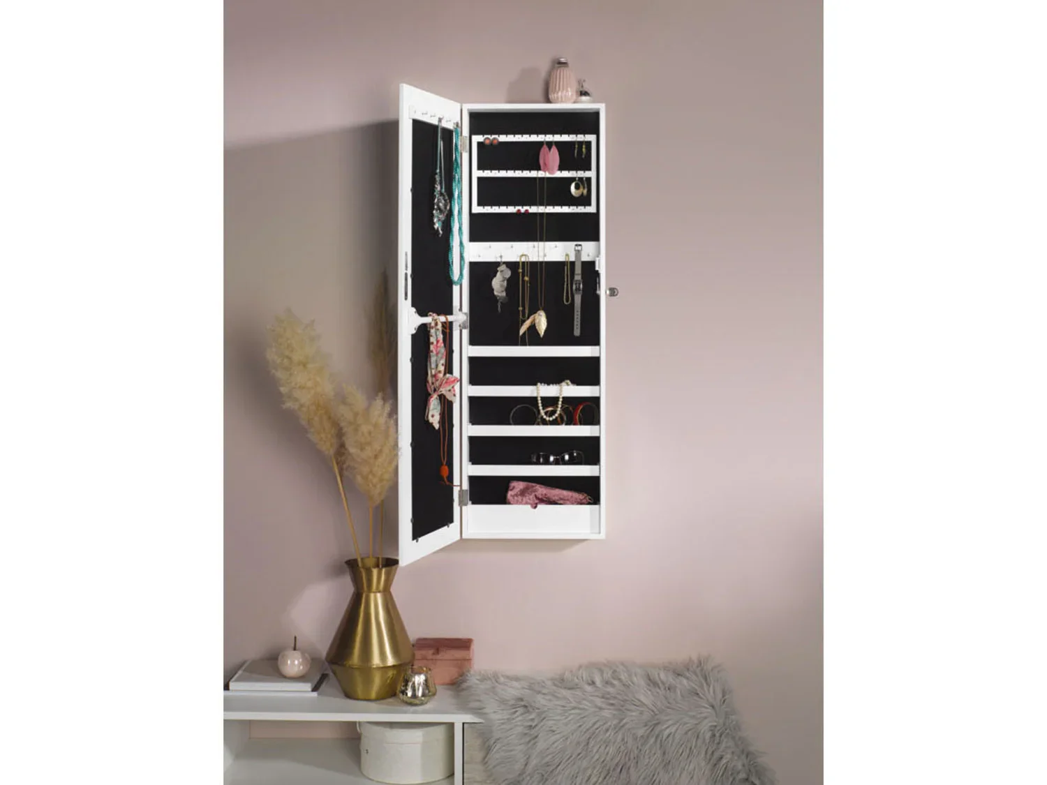 LIVARNO home Armoire  bijoux  miroir