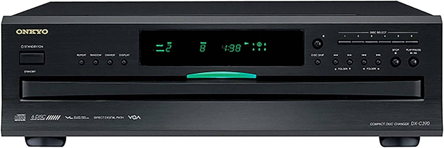 Changeur CD 6 disques Onkyo DXC390, noir