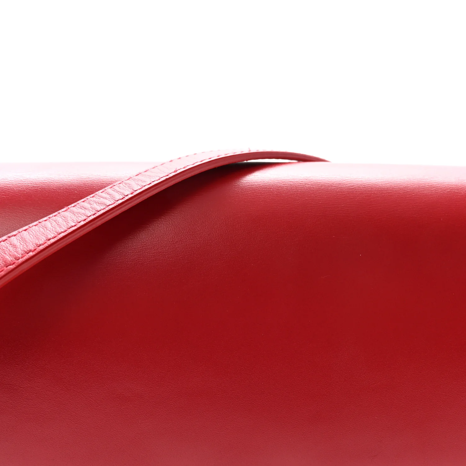 Smooth Calfskin Le Maillon Satchel Rouge Eros