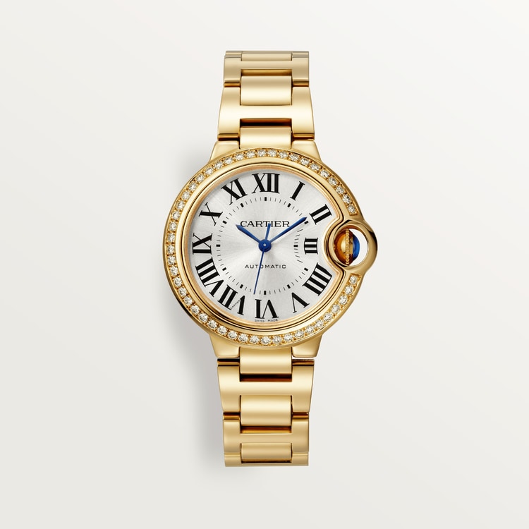 [Super Clone]BALLON BLEU Diamond Yellow Gold 33mm