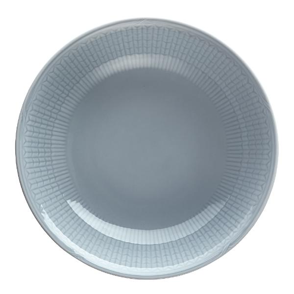 Swedish Grace dyp tallerken 19 cm is/grå