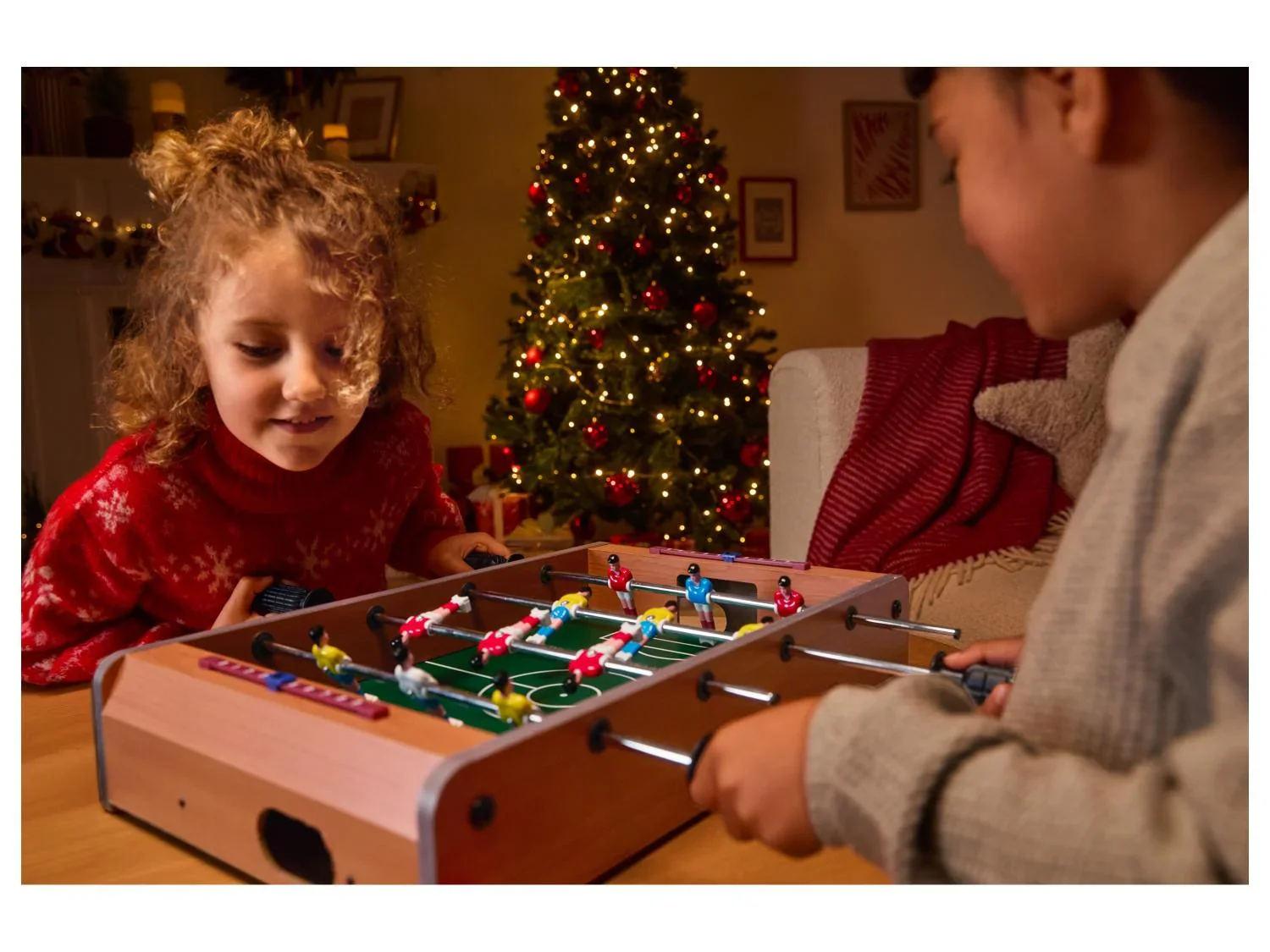 lupilu Mini baby-foot ou table de air hockey