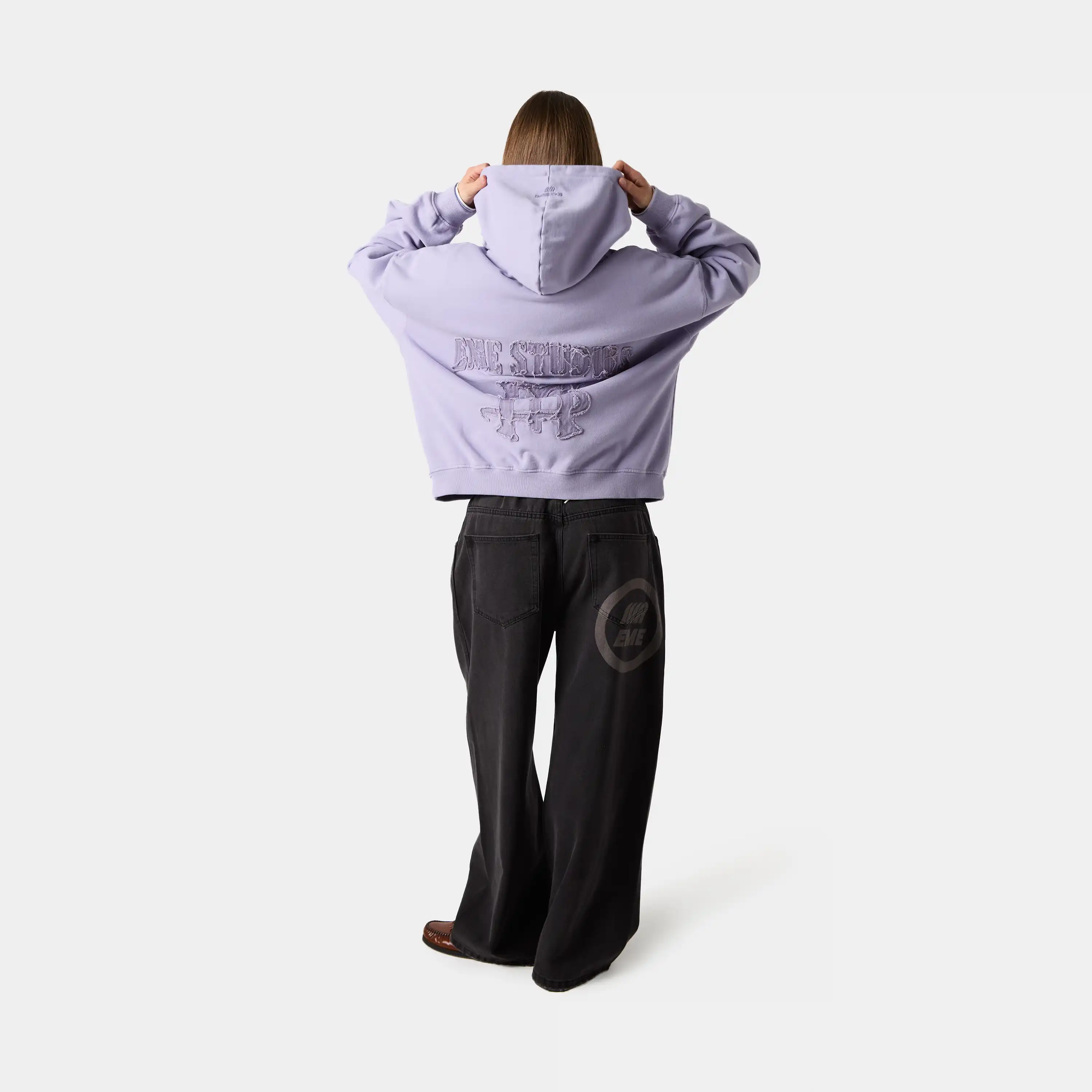 Daily Lavender Oversized Hoodie