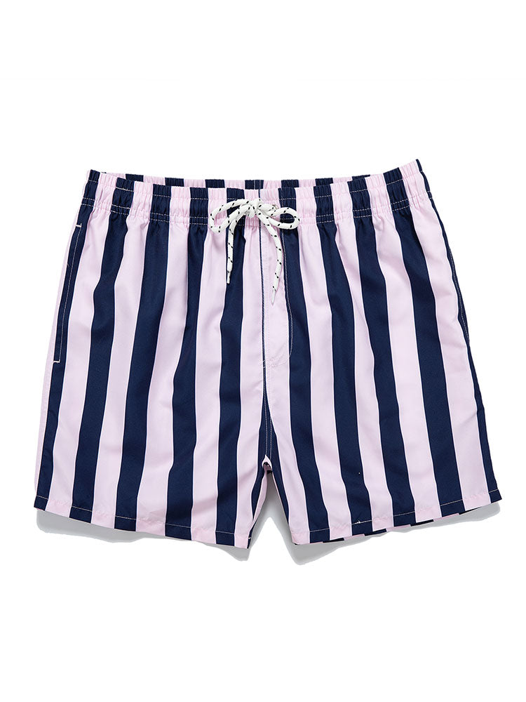Short de bain rayé pour homme