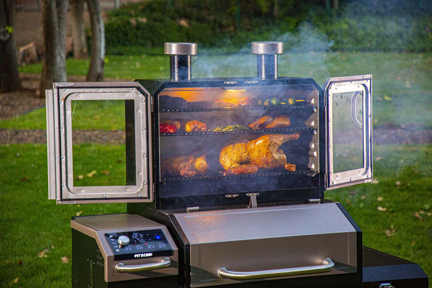 Platinum Lockhart Wi-Fi® and Bluetooth® Wood Pellet Grill and Smoker - Image 5