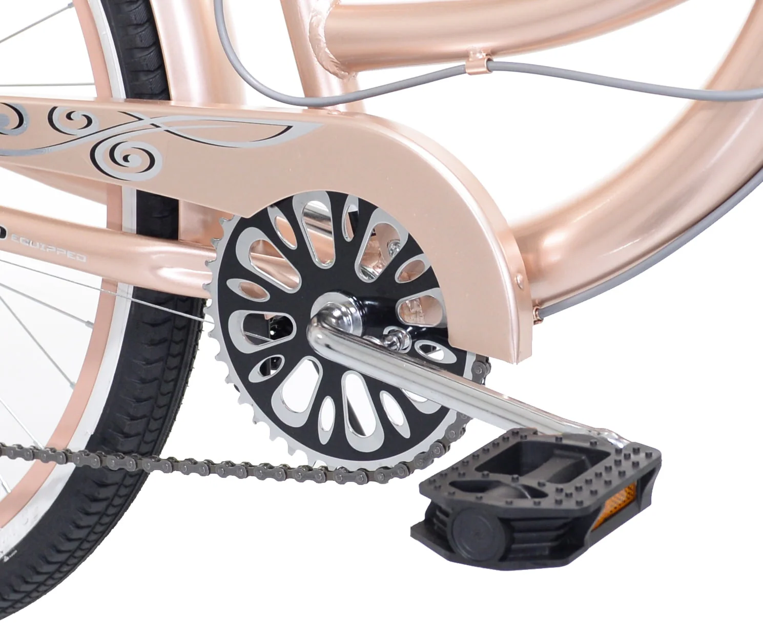 Kent 26 In. Bayside Women'S Cruiser Bike, Rosé Gold
