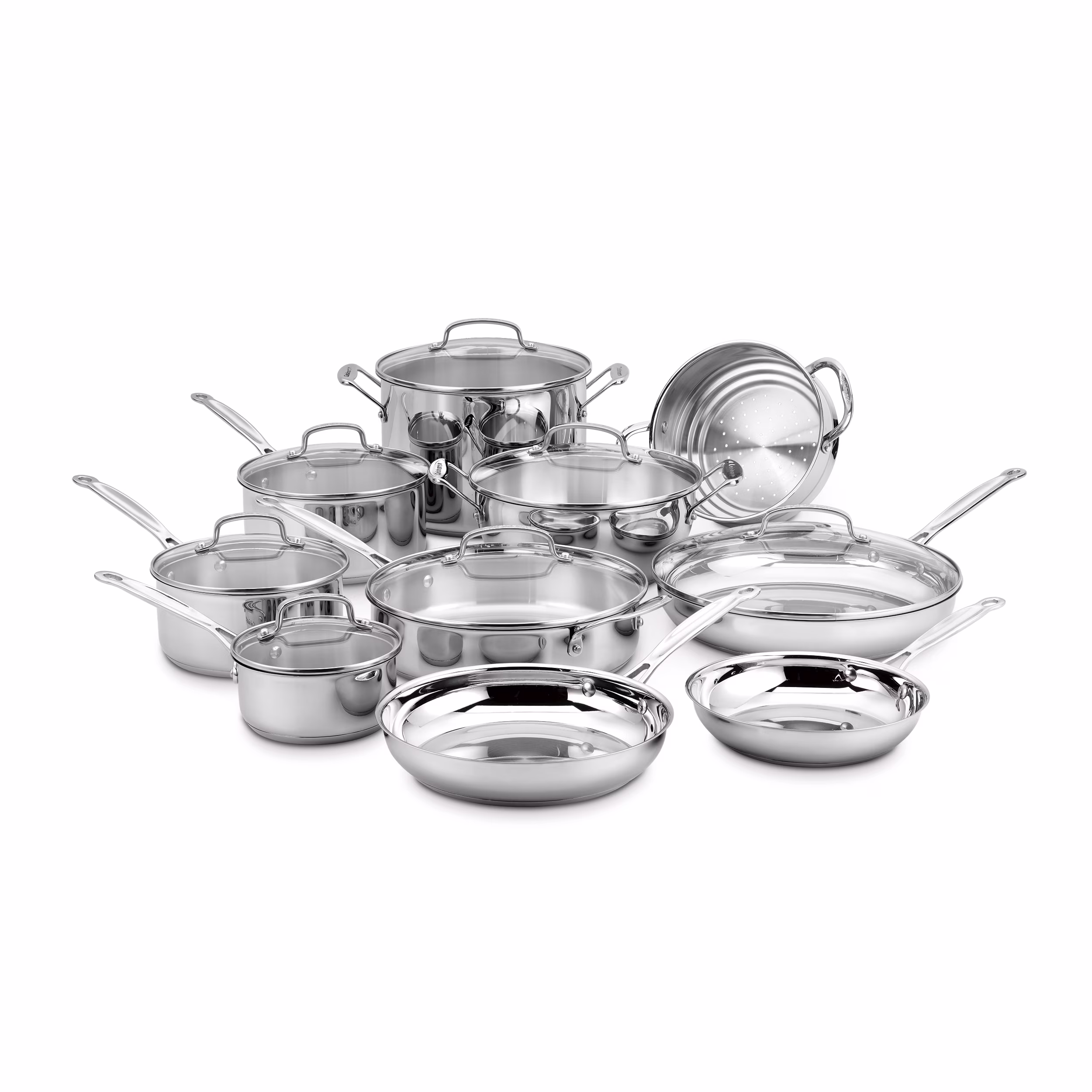 Cuisinart Chefs Classic 17 - Piece Stainless Steel Cookware Set