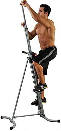 Vertical Climber Stair Climbing Step Fitness Full Body Workout Machine, Adjustable Stair Climbing Fitness Machine, Home Gym Exercise Stair Stepper Cardio Strength Training + Monitor - Image 4