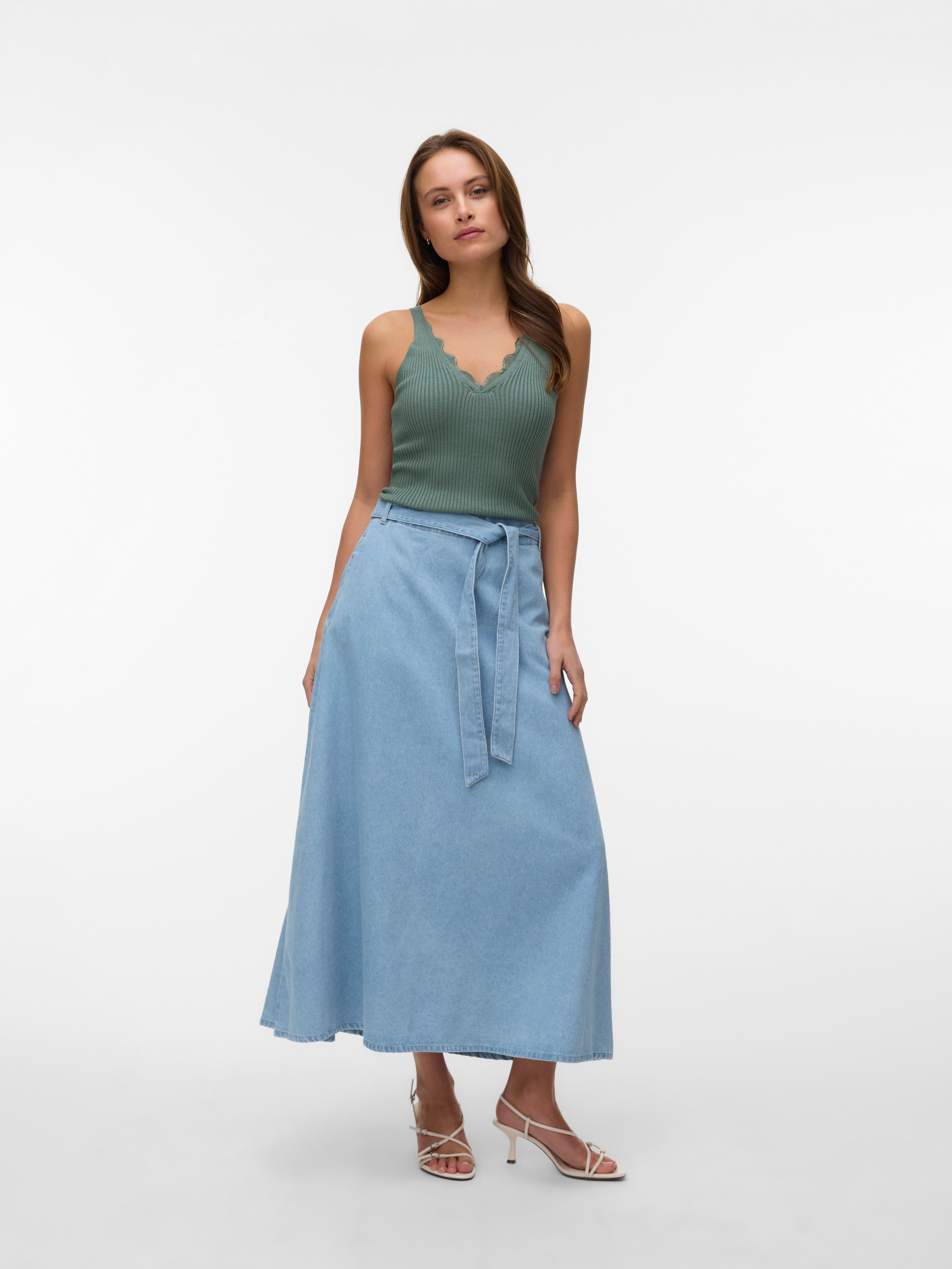 VERO MODA® VMJOLENE Mid rise Long skirt