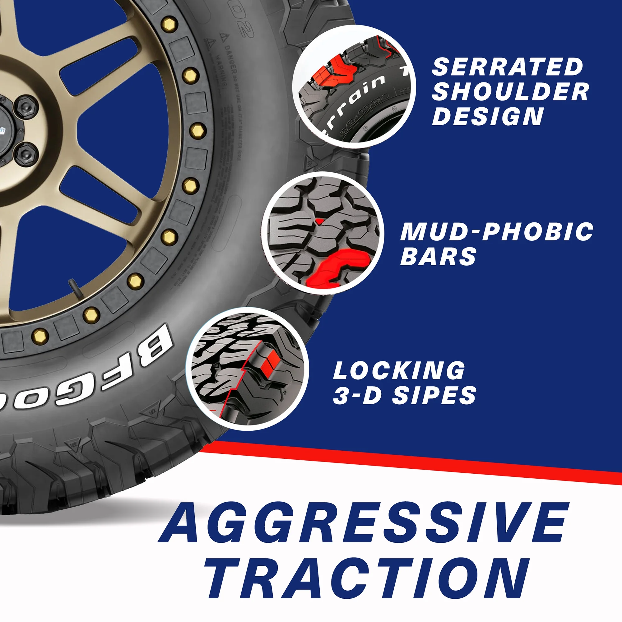 BFGoodrich All - Terrain T/A KO2 All - Season 31x10.50r15/C 109S Tire