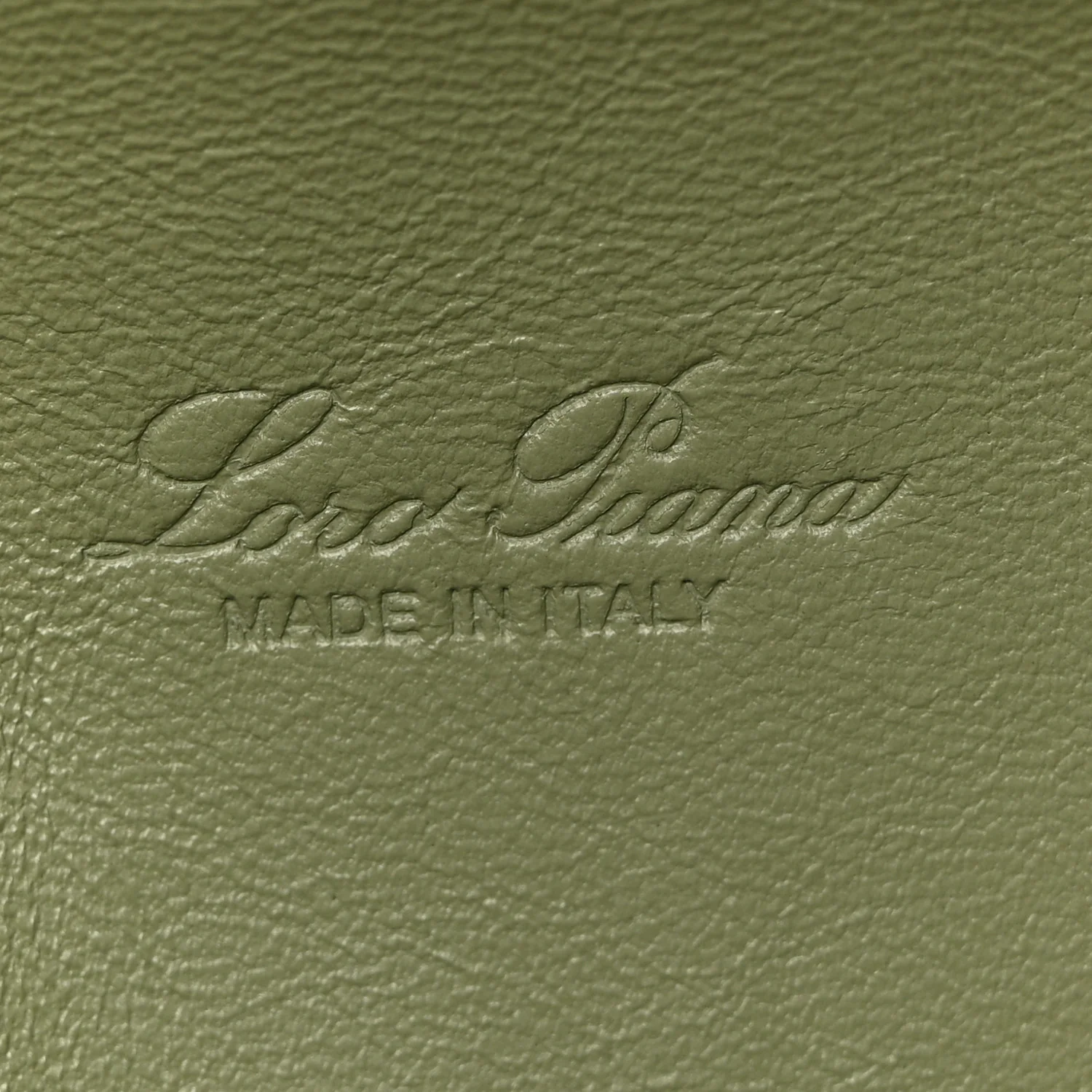 Grained Calfskin L19 Extra Pocket Pouch Sage Brush Leaves