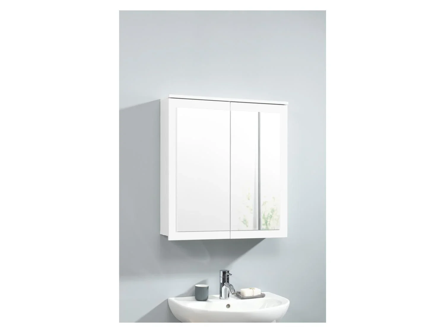LIVARNO home Armoire de toilette + meuble sous-vasque Basel