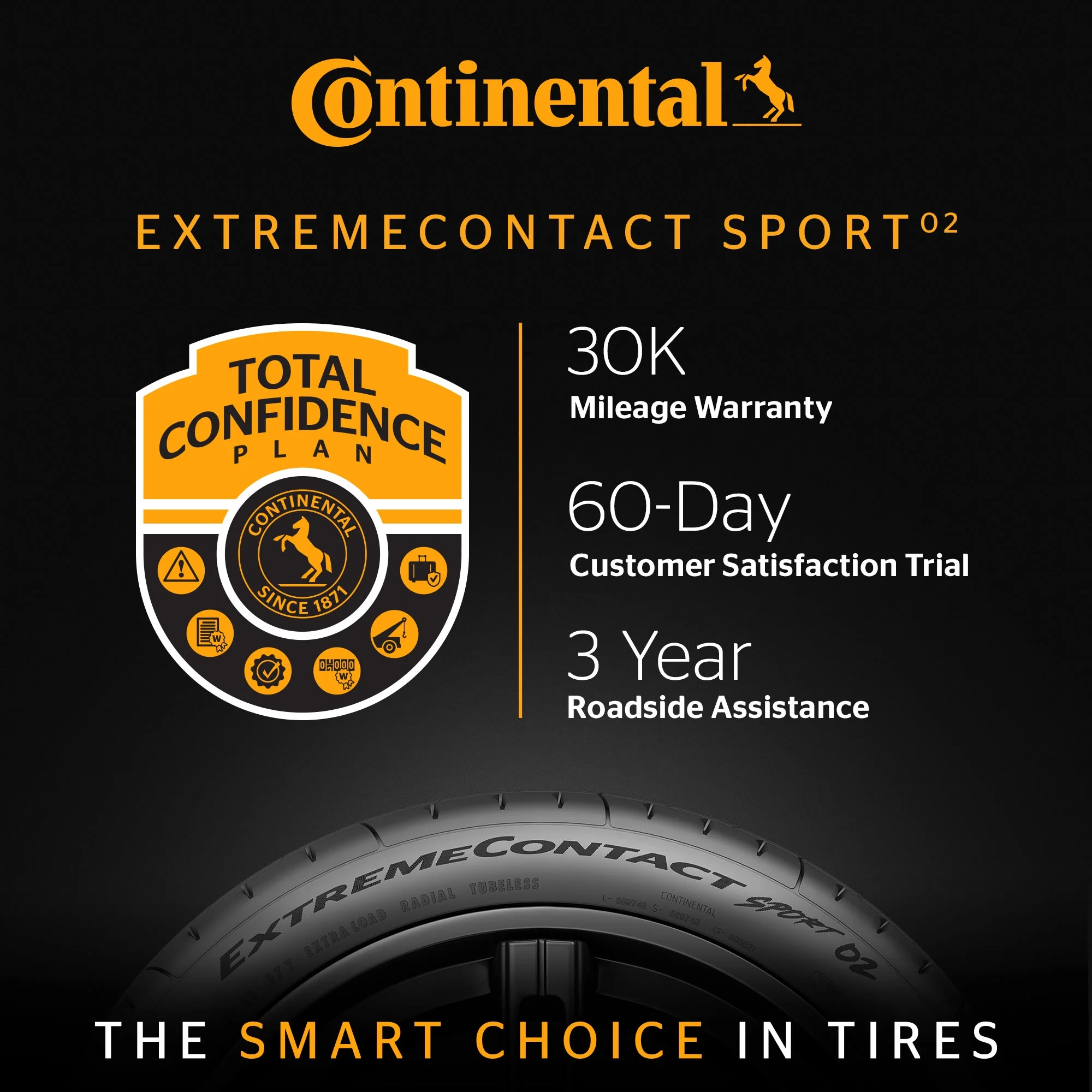 ExtremeContact Sport 02 Summer 245/45ZR20 103Y XL Passenger Tire - Image 7