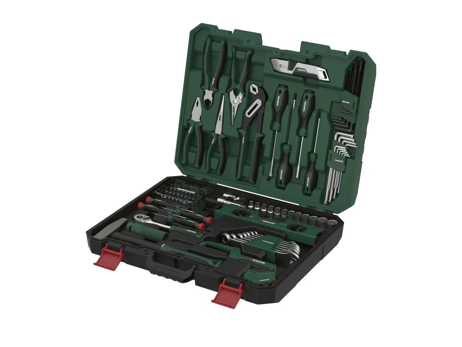 PARKSIDE Mallette  outils, 90 pices