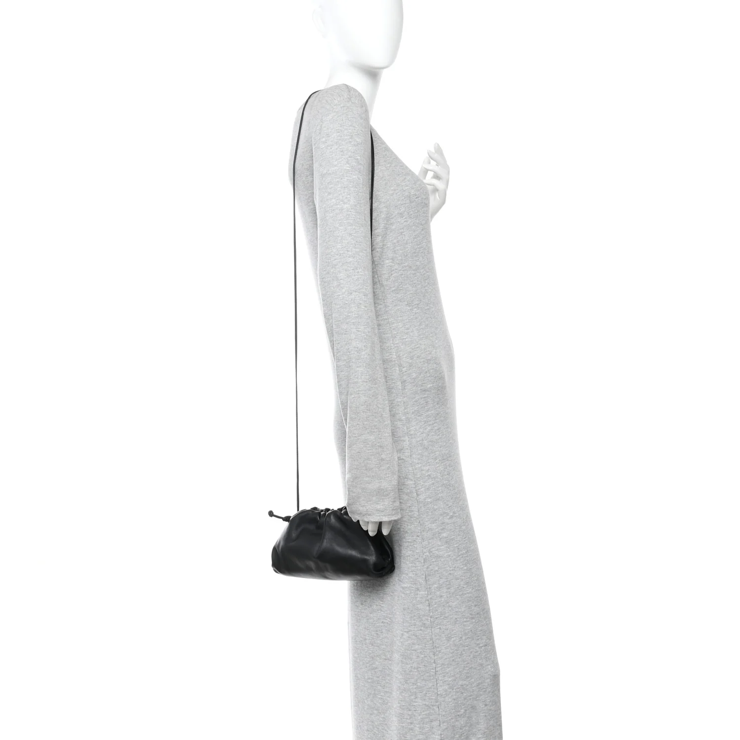 Butter Calfskin The Mini Pouch Black