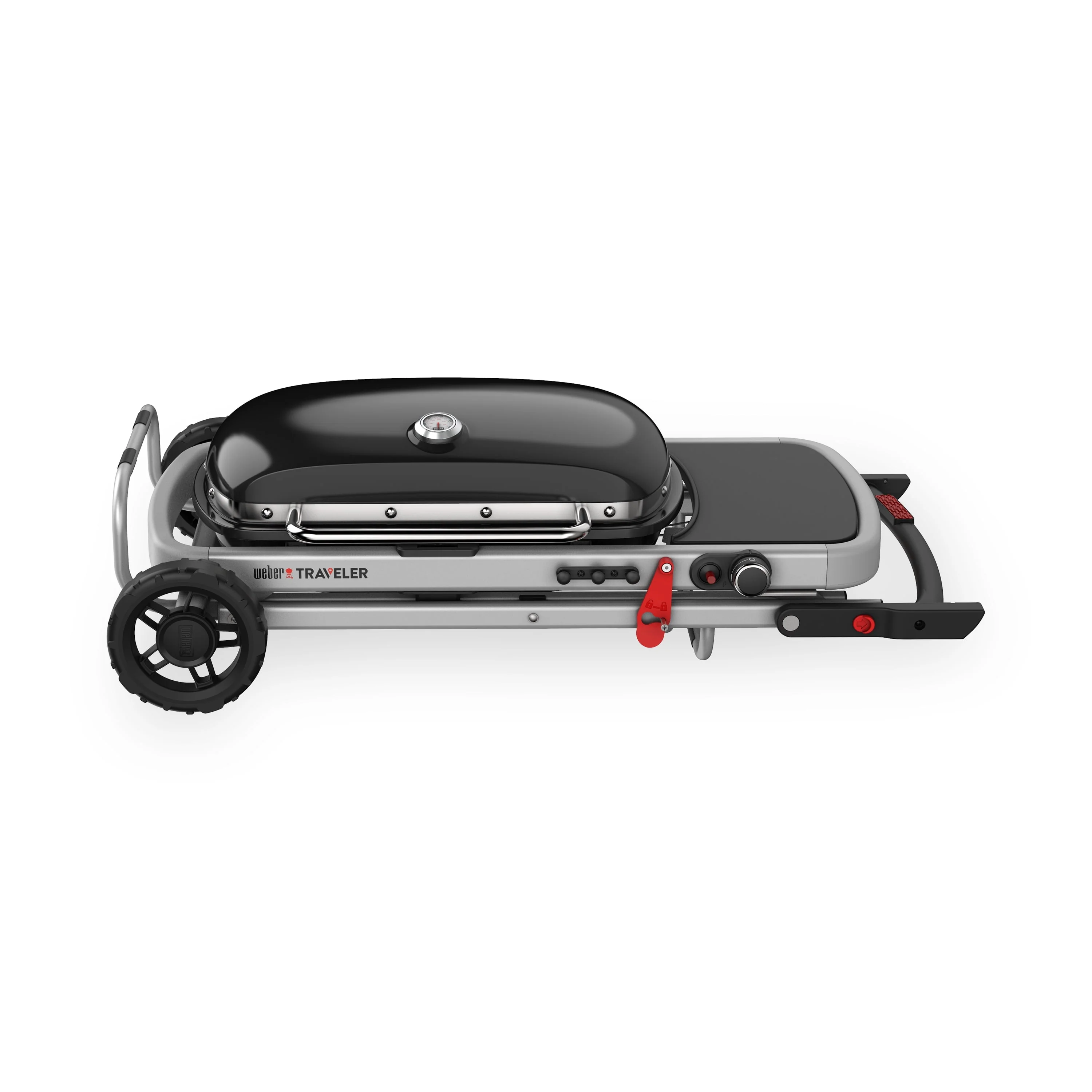 Traveler Portable Propane Gas Grill, Black Image 2