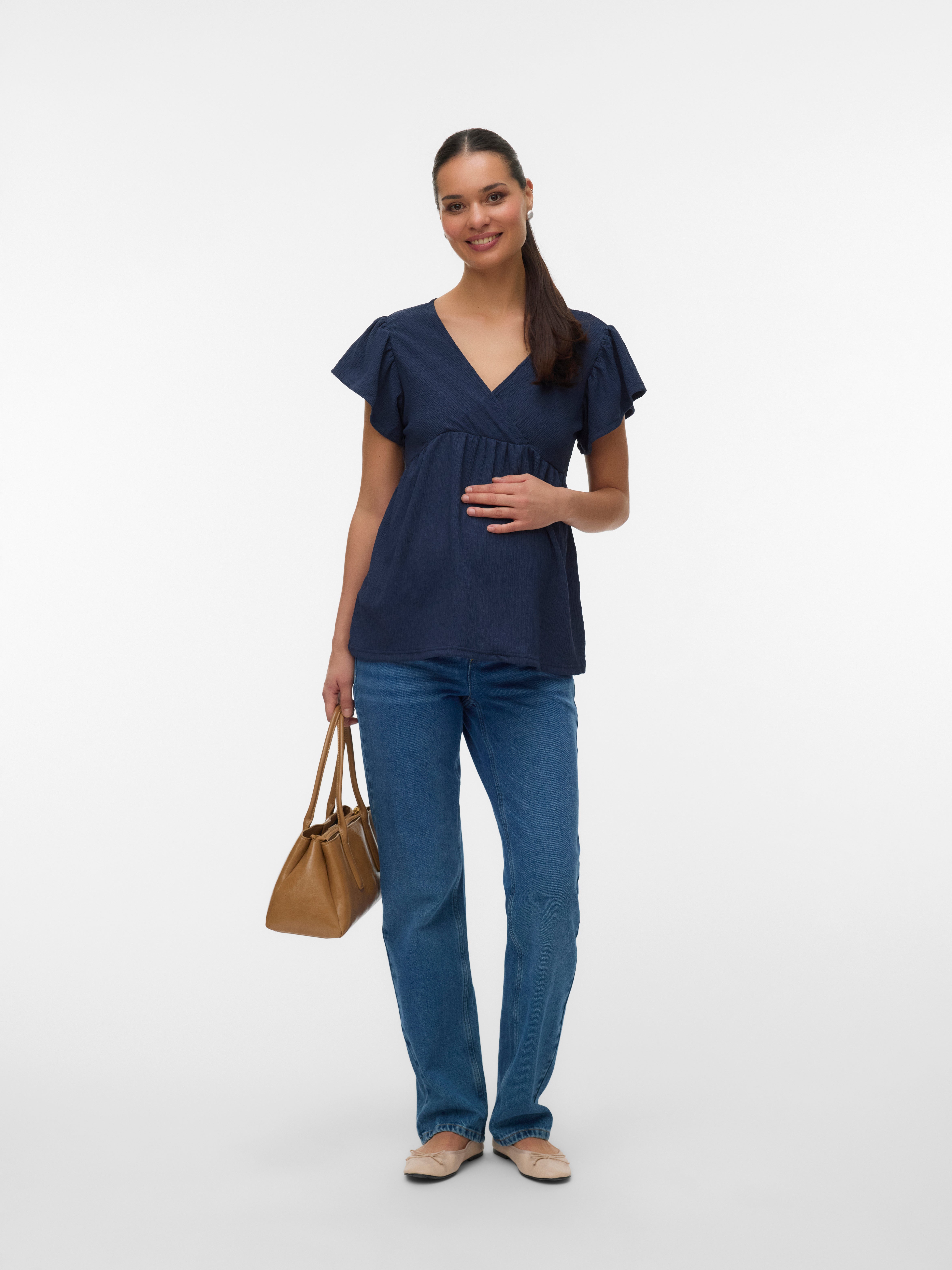 VERO MODA® Regular Fit V-Neck Top