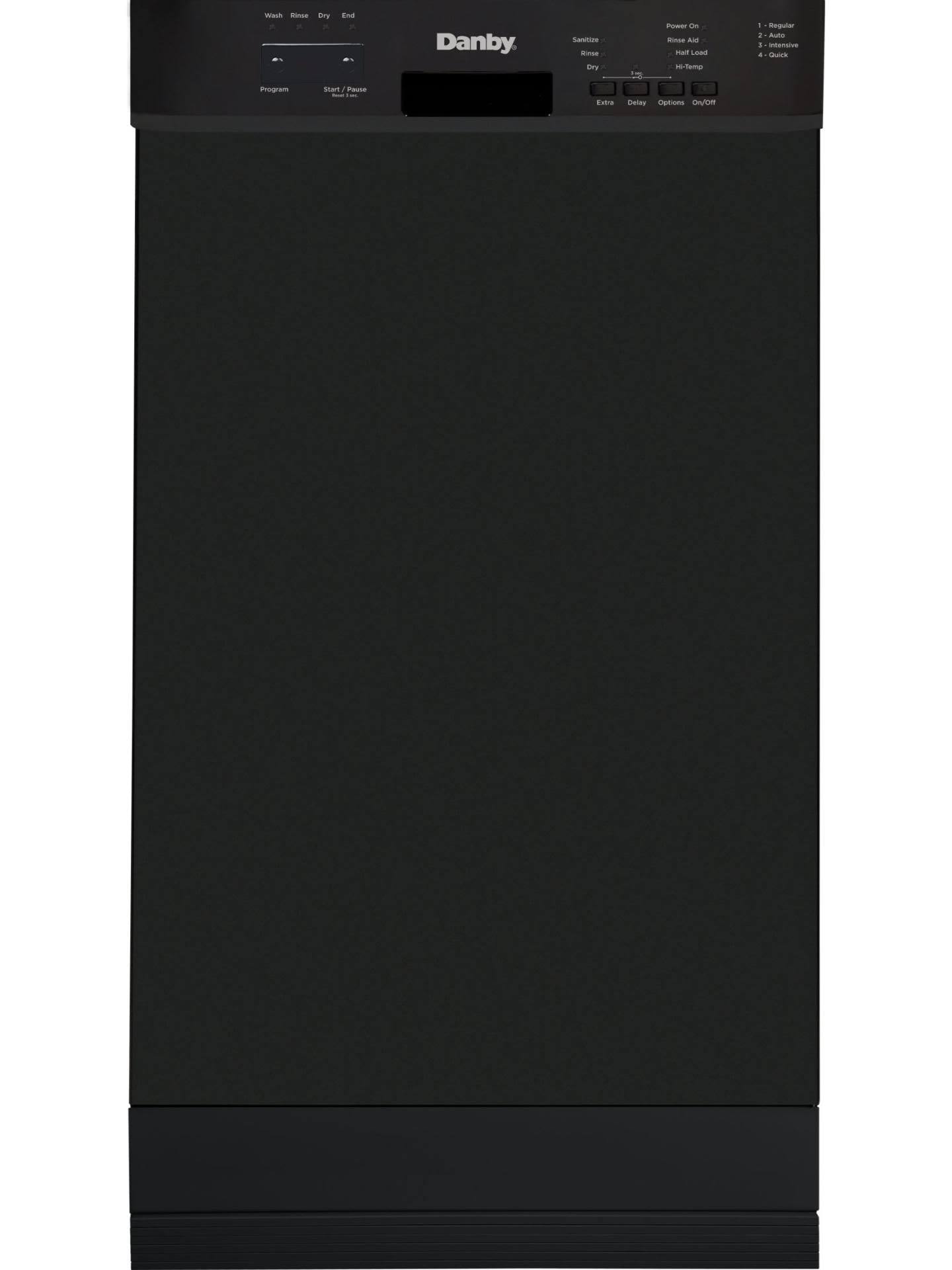 Danby DDW18D1EB 18-inch Built-In Dishwasher, Black