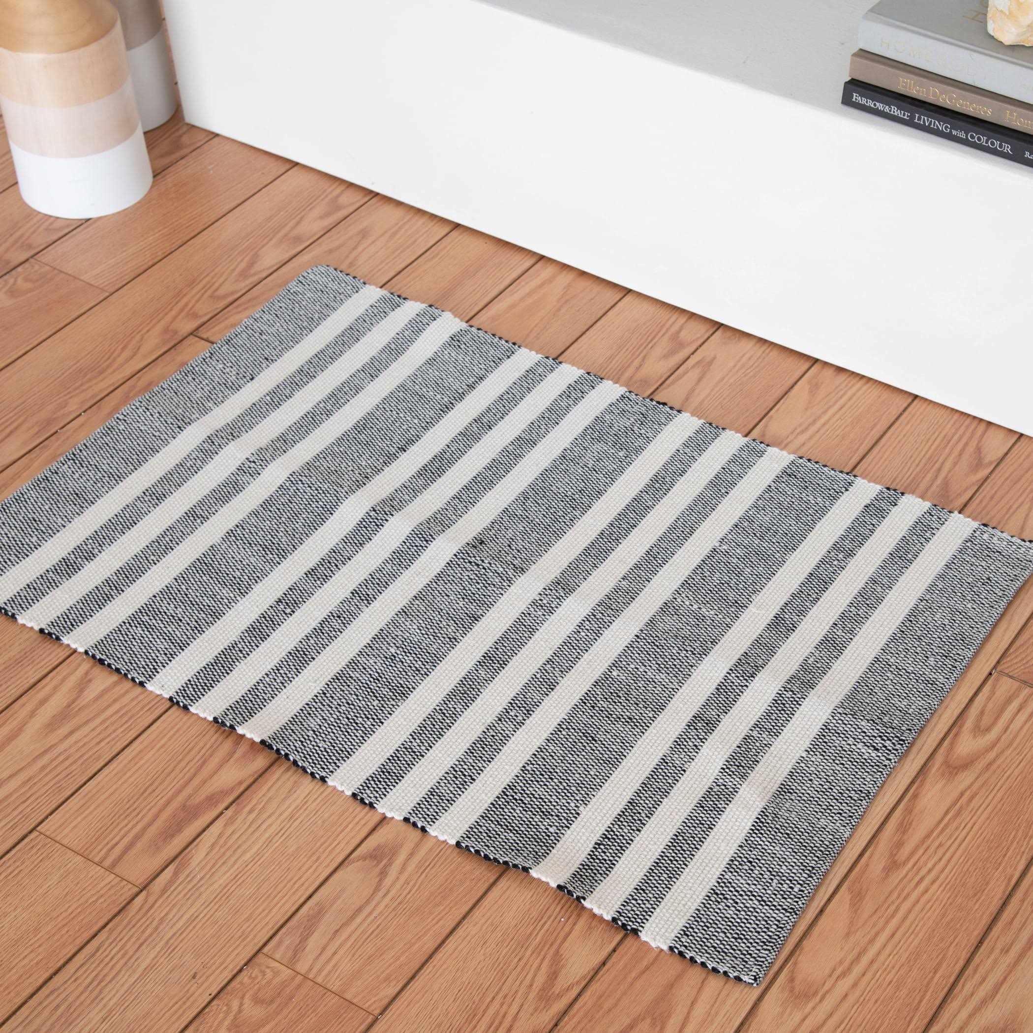 Mainstays Striped Layering Rug - 24 x 36 in