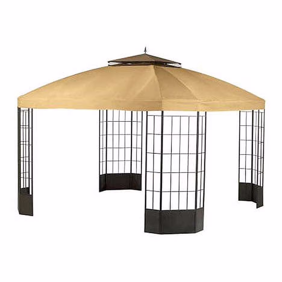 Garden Winds Replacement Canopy Top for Kroger 12 x 12 Bay Gazebo - Riplock 350
