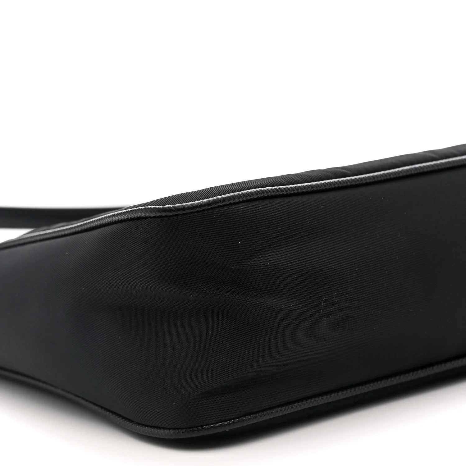 Tessuto Nylon Saffiano Mini Re-Edition 2005 Bag Black