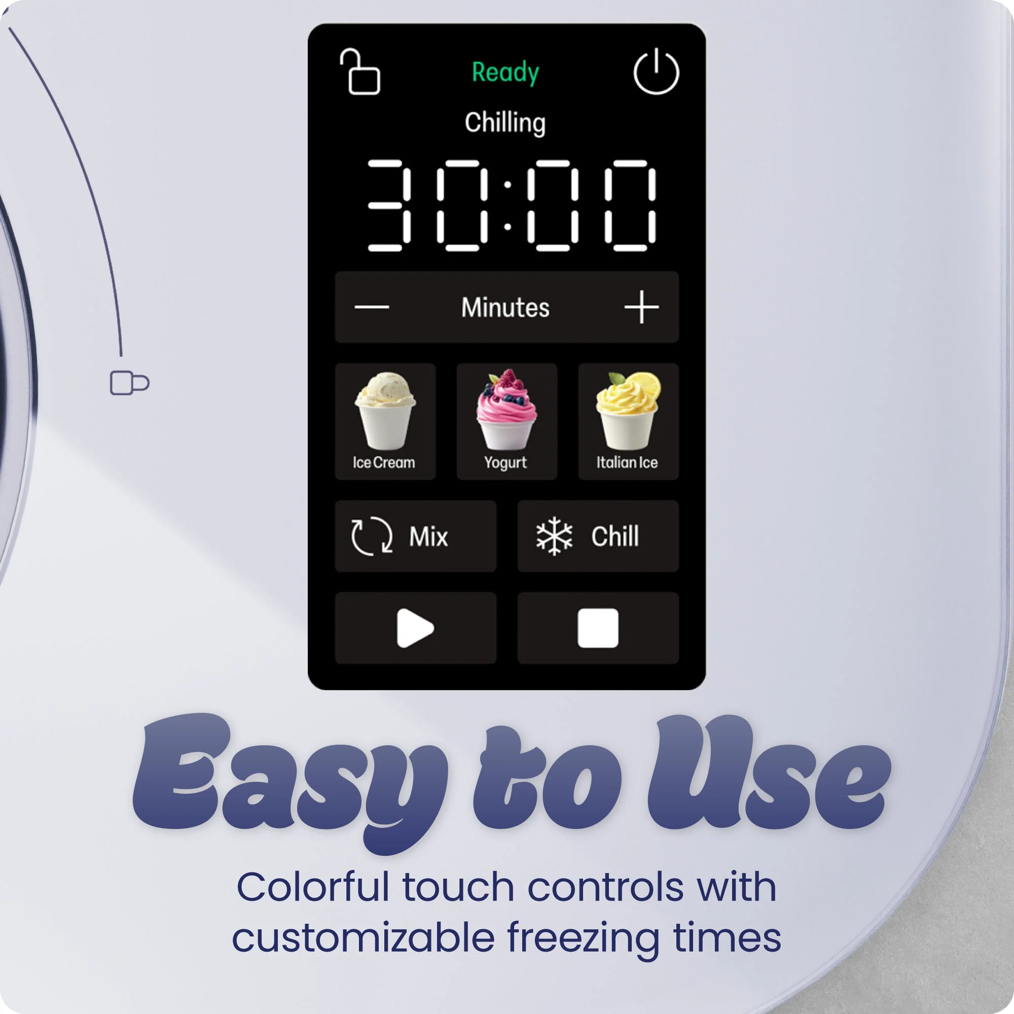 Iceman Trio Ice Cream Maker - Lavender