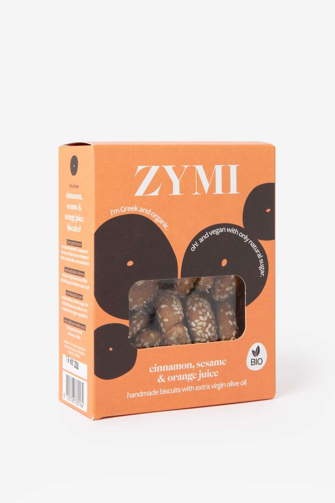 Zymi Biscuits Cinnamon Orange Juice Sesame
