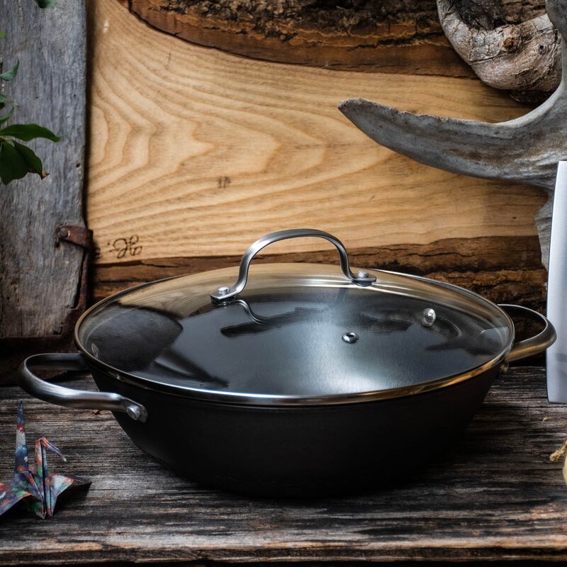 Pure Pan traktørpanne 28 cm støpejern nitrering
