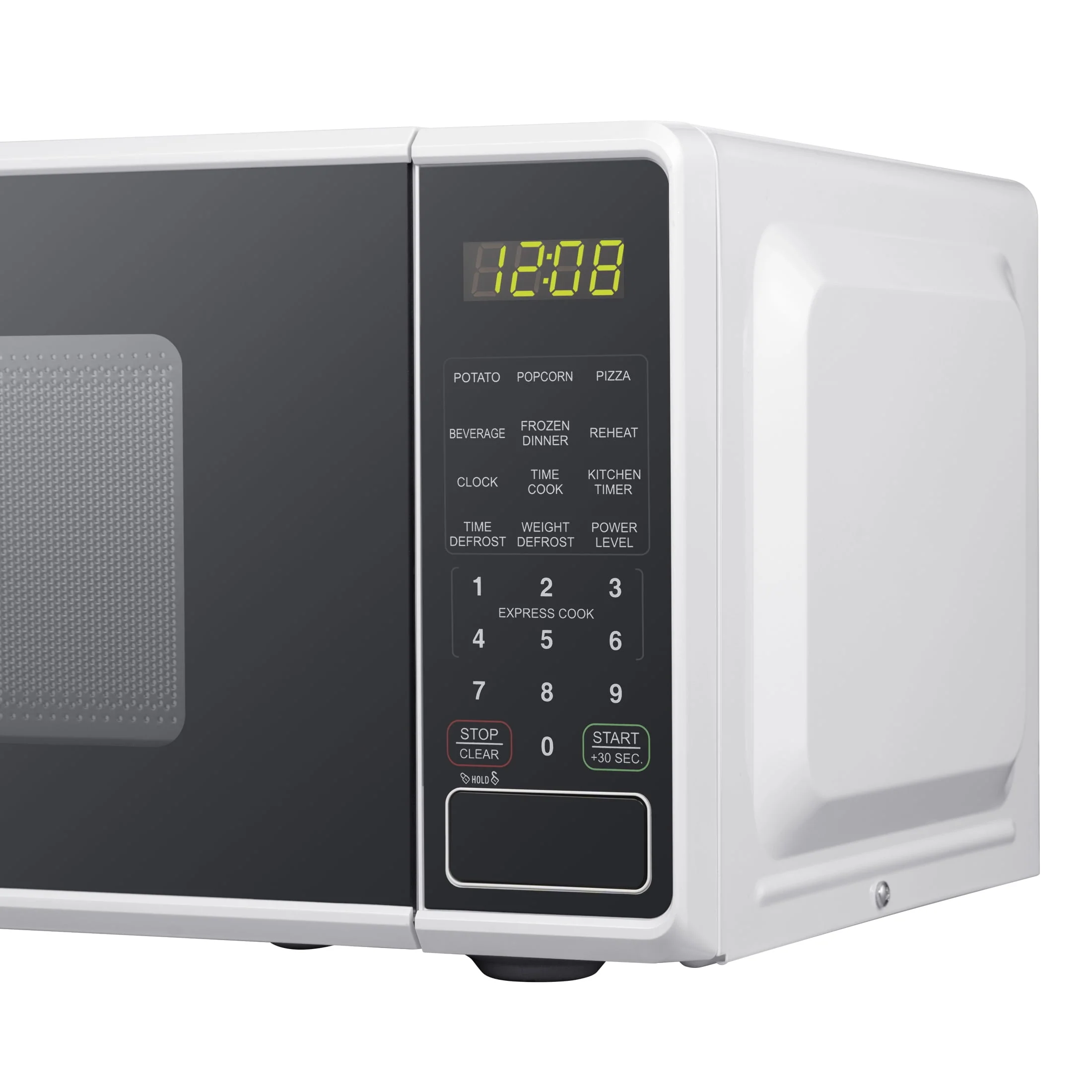 Mainstays 0.7 Cu. Ft. Countertop Microwave Oven, 700 Watts, White, New