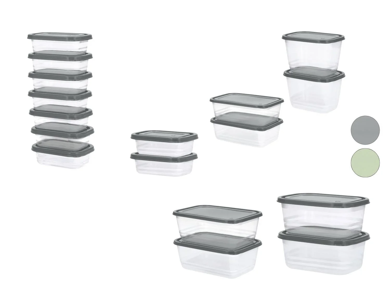 SILVERCREST Set de 17 botes de conservation