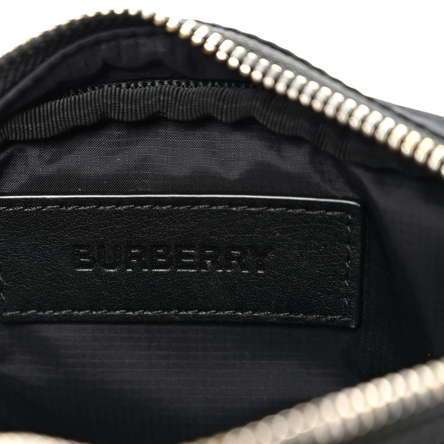 Econyl Logo Print Small Cannon Bum Bag Black