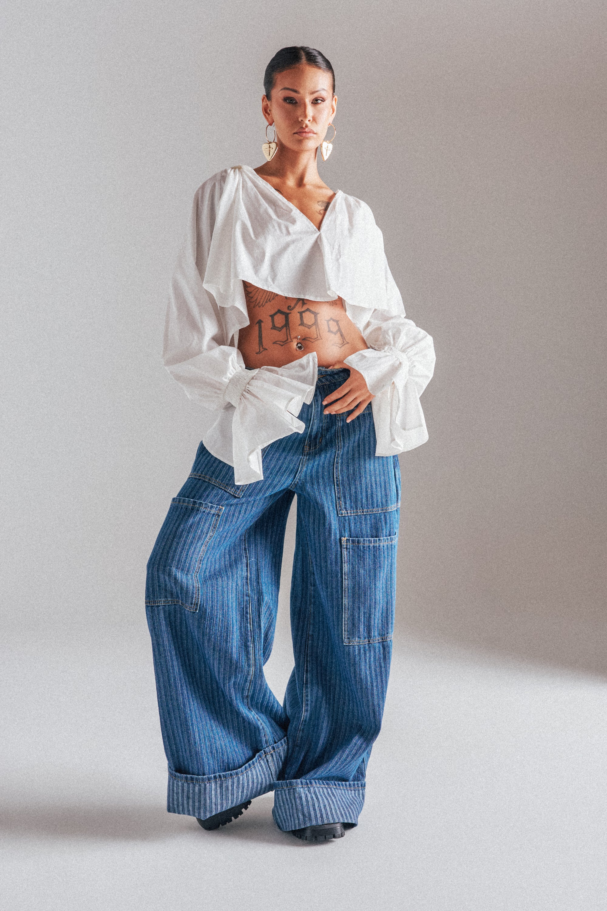 BE MINE STRIPE DENIM - Akira Store