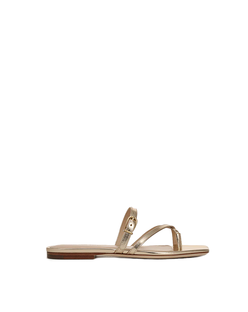 Marthe Metallic Leather Sandal