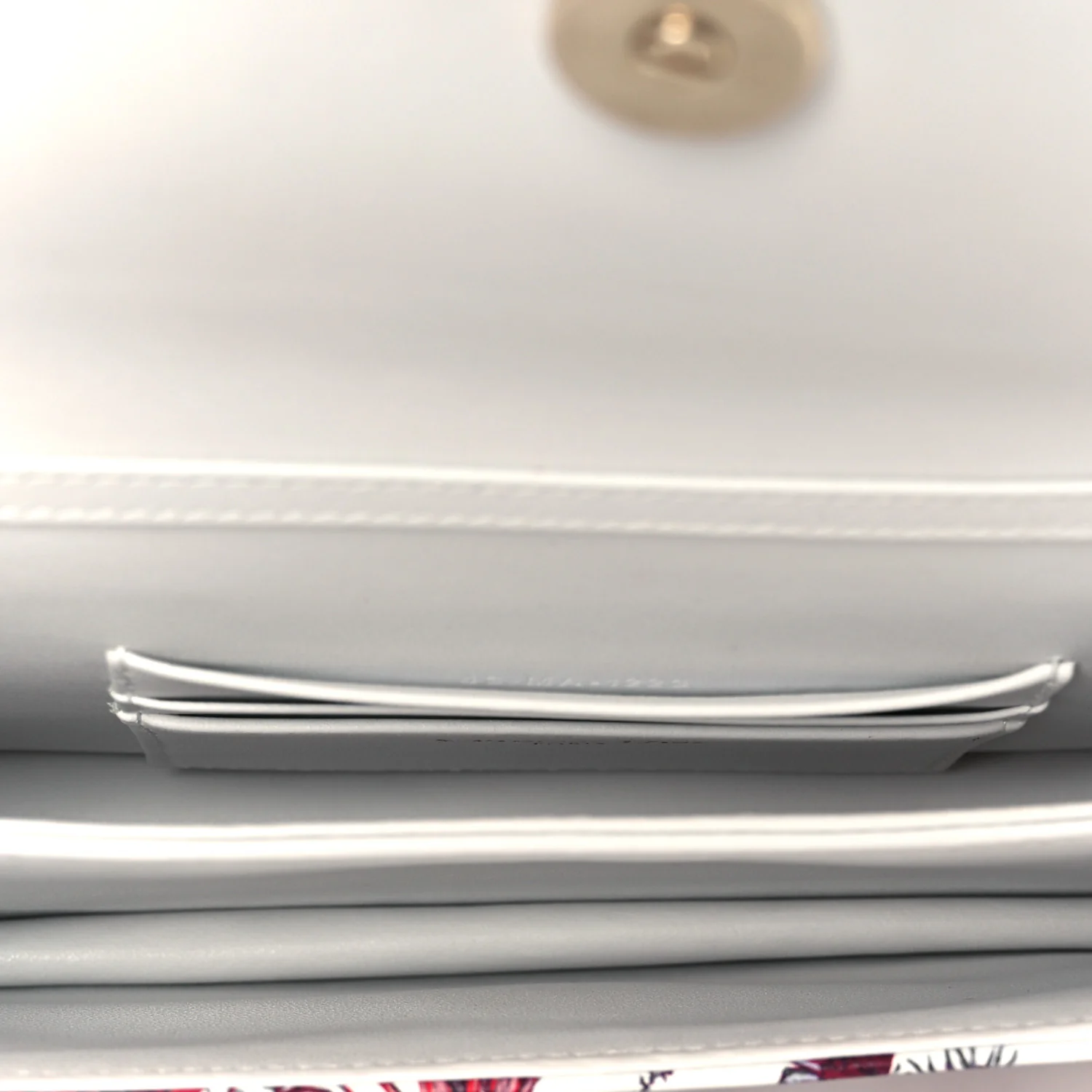 Calfskin Le Coeur Des Papillons Mini My Dior Bag White Multicolor