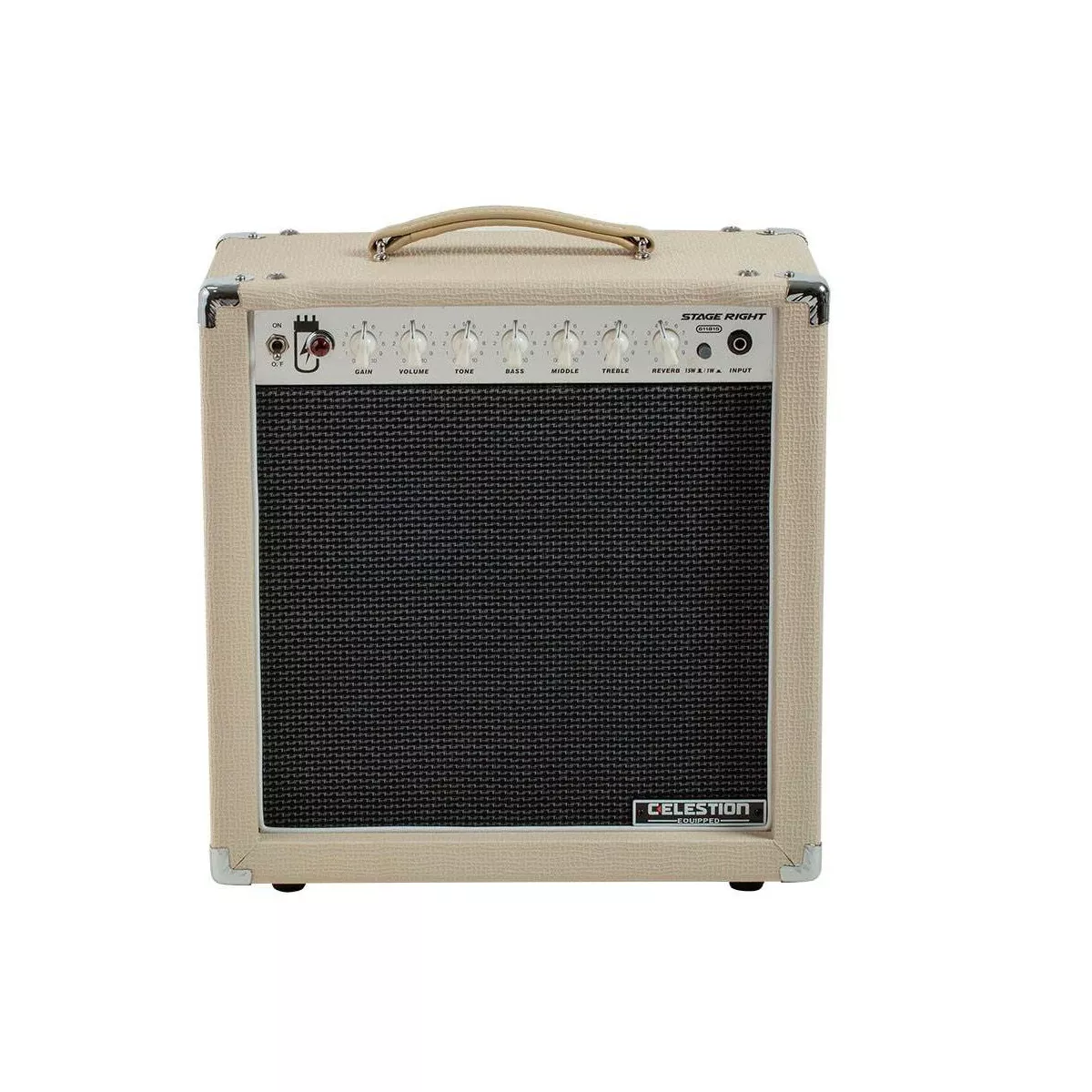 Ampli combo guitare à lampes 15 watts 1×12 avec haut-parleur Celestion et réverbération à ressort