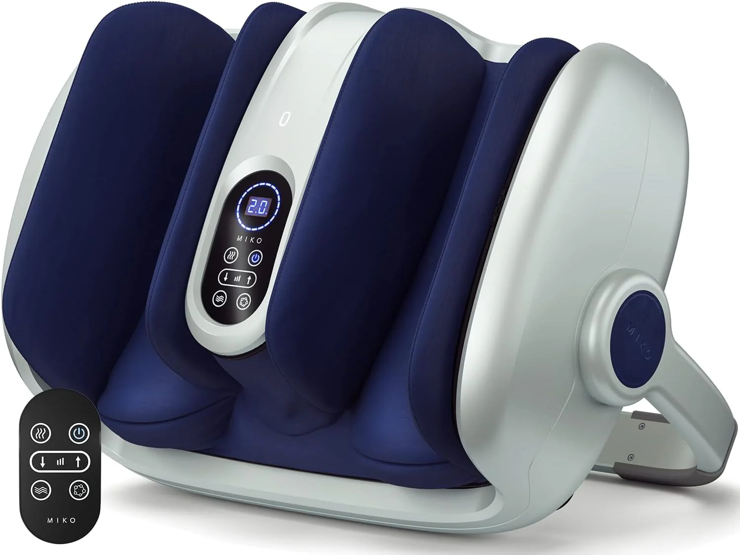 Shiatsu Foot Massager Machine Deep Tissue Massage Improves Circulation, Blood Flow with Deep Kneading, Heat Therapy - Plantar Fasciitis, Neuropathy, Diabetics Fits Up to Size15