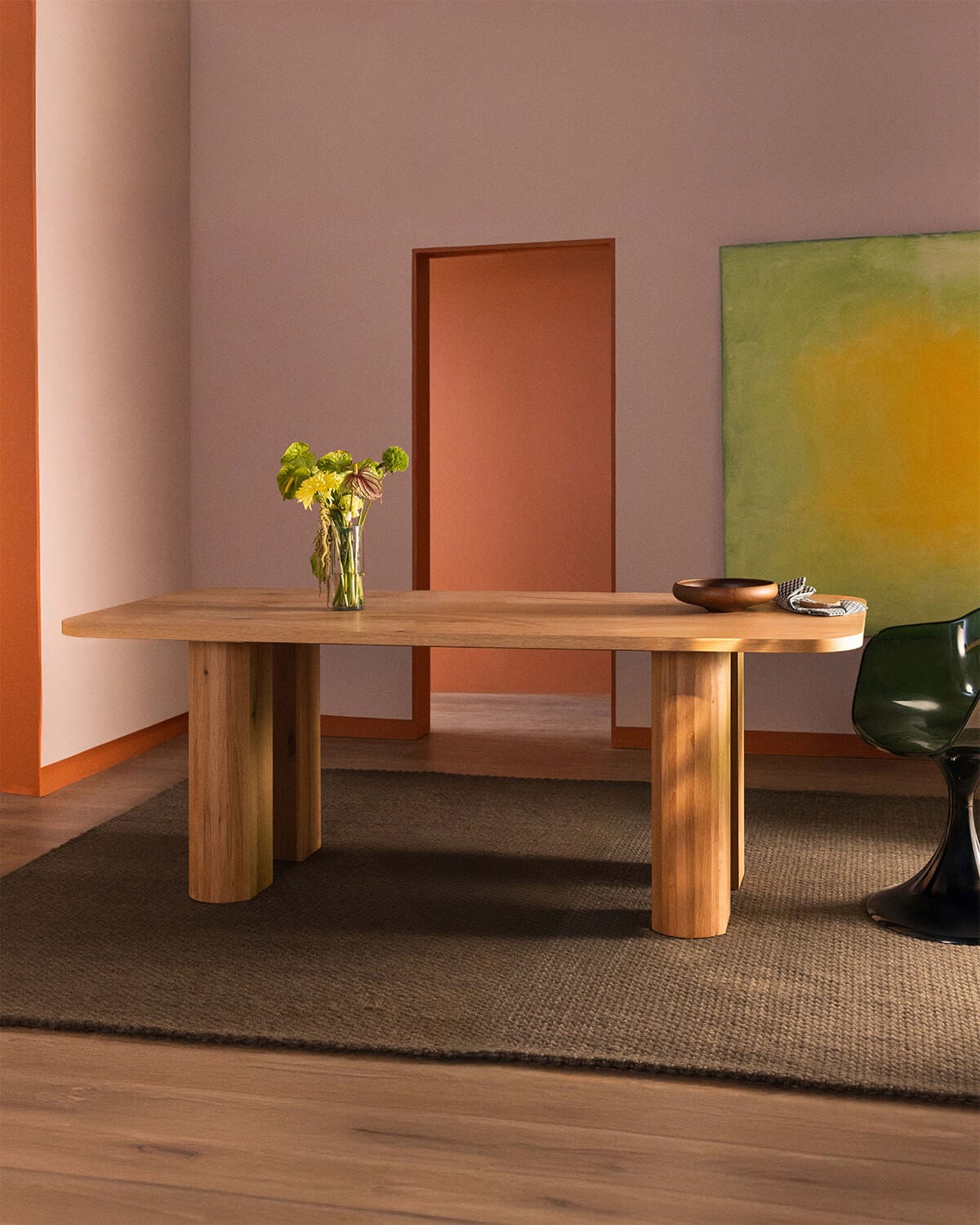 Frichi - Mesa de Comedor Rectangular de Madera (210x90 cm) Frichi