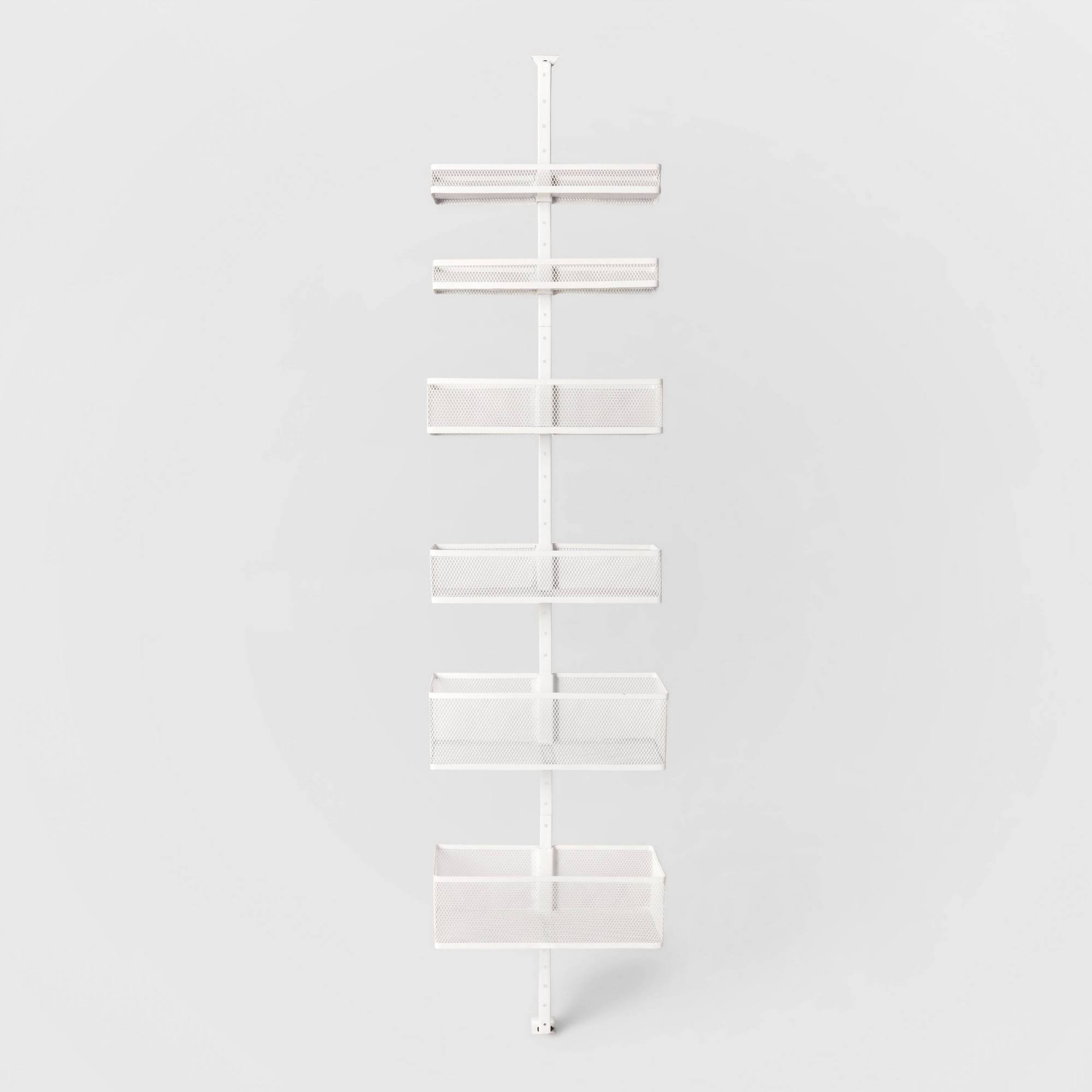 Over The Door Storage Rack with Mesh Baskets - Brightroom