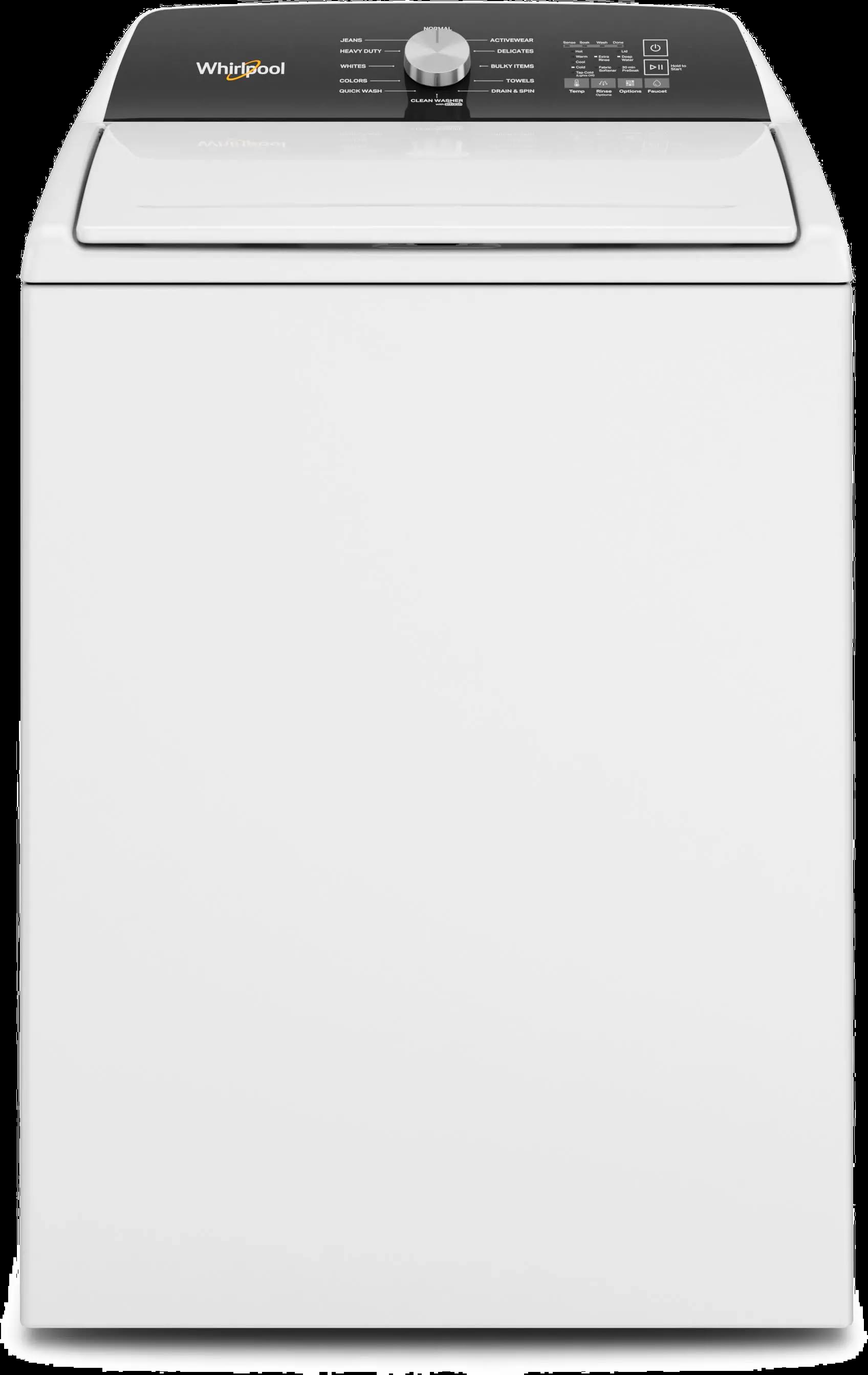 Whirlpool - 4.5 Cu. ft Top Load Agitator Washer with Built-In Faucet