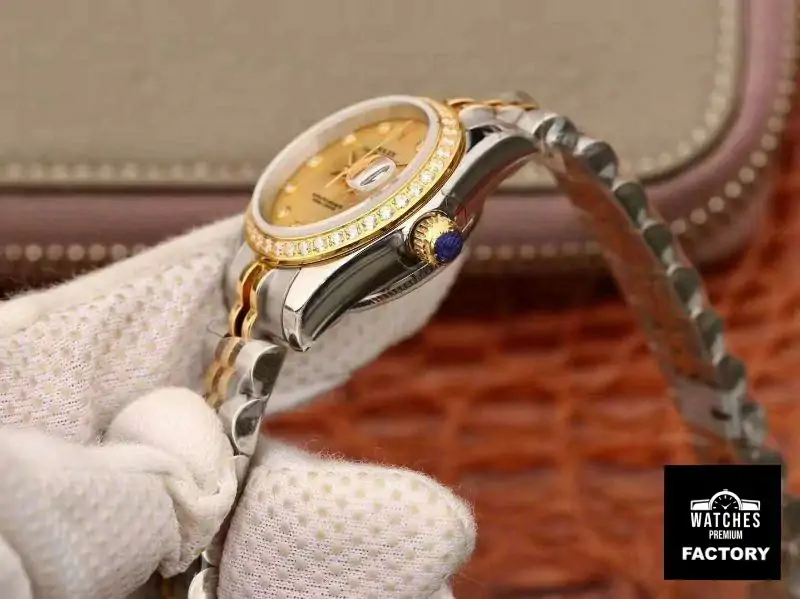Rolex Lady Datejust 18K Gold Plating 28mm Gold Dial