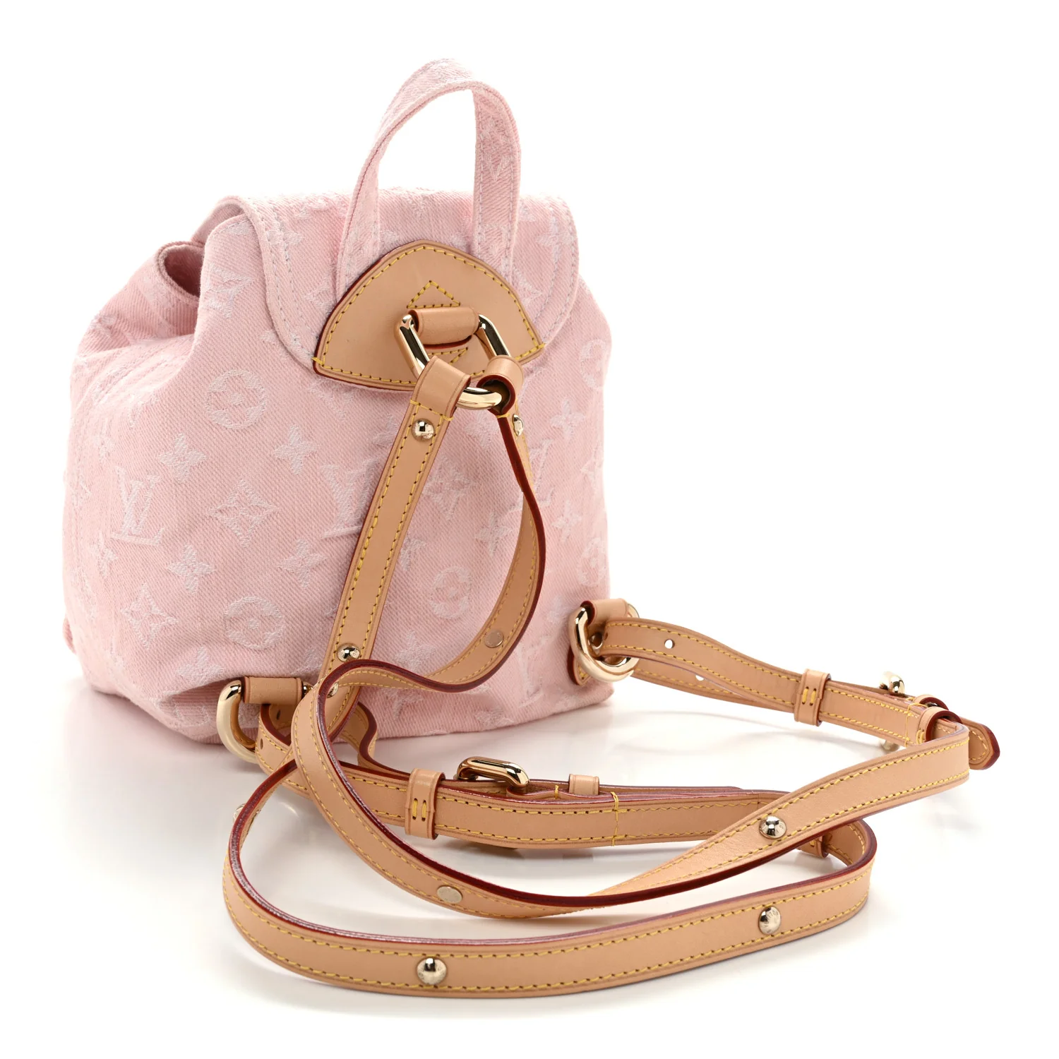 Denim Venice Backpack Washed Pink