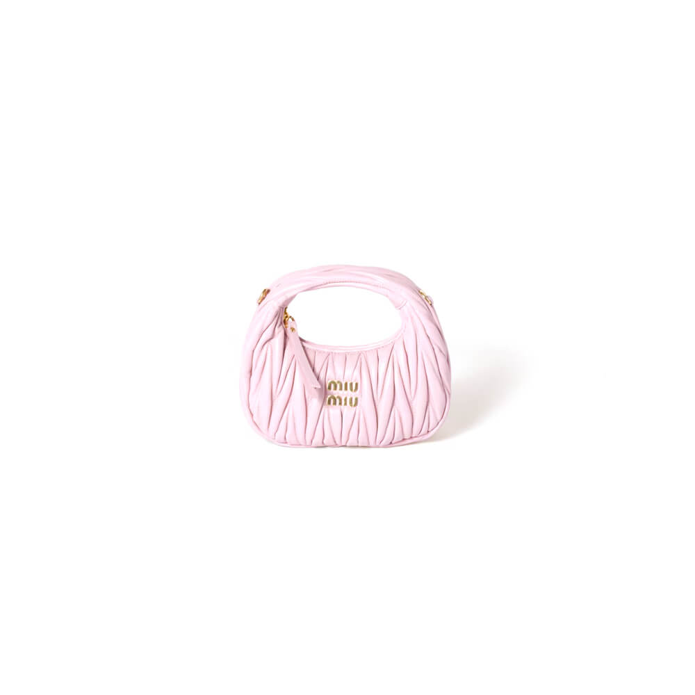 Mini Wander matelasse nappa leather hobo bag(high-end grade)